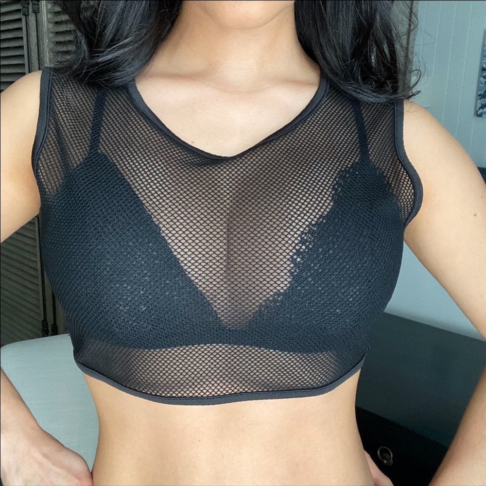 Mesh Crop Top